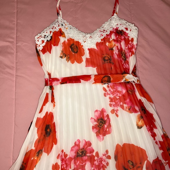 Premier Amour Dress Maxi Full-Length Floral Size 8 - Picture 2 of 15